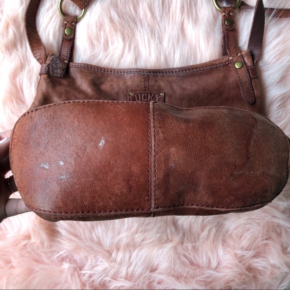 Lucky Brand Leather Crossbody Bag - Picture 6 of 8
